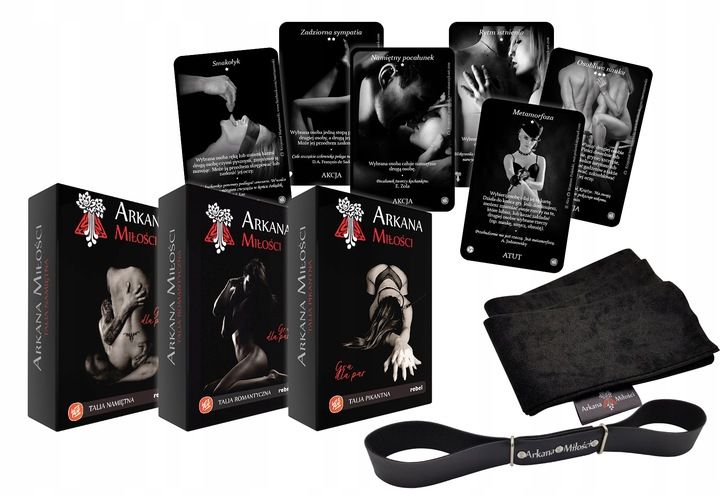 Gry dla Par Do Seksu Zestaw Gier Erotycznych Arkana Miłości: Edycja Deluxe zdjęcie 4