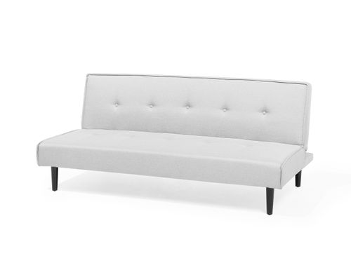 Sofa rozkładana jasnoszara VISBY na Arena.pl