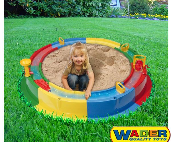 WADER 40923 Piaskownica Modułowa Tor Wodny + AUTA zdjęcie 8