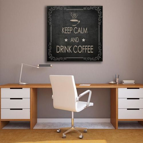 Obraz na płótnie - Canvas, Keep calm 90x90 na Arena.pl