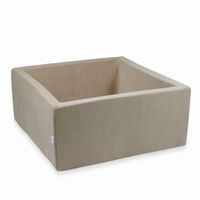 Suchy basen 90x90x40cm Velvet Soft Beżowy bez piłek