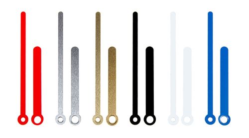 Wskazówki do mechanizmu zegara proste 55/82mm niebieskie na Arena.pl