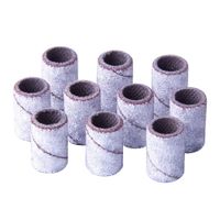 Kapturki nakładki ścierne cylinder 6mm gradacja 180 AlleMed białe 10 szt