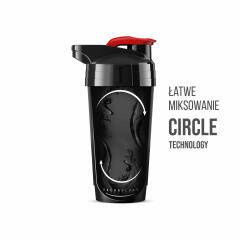 SHAKER 700ml - Circle technology SHK002, Czarny na Arena.pl