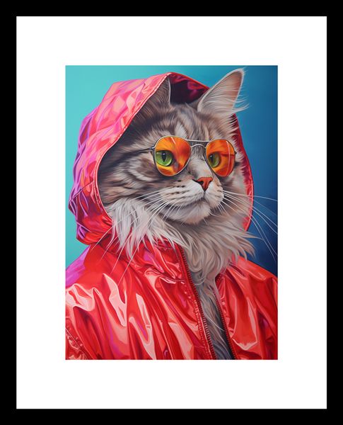 Plakat 13x18cm Kot w Stylu zdjęcie 3