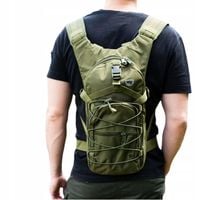 Plecak turystyczny na wędrówki po górach MIEJSCE NA BUKŁAK Nieduży wygodny