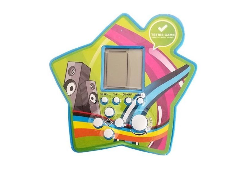 Gra Elektroniczna Kieszonkowa Brick Niebieska zdjęcie 5