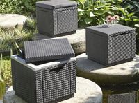 Skrzynio-pufa KETER z poduszką 42 x 42 x 39cm