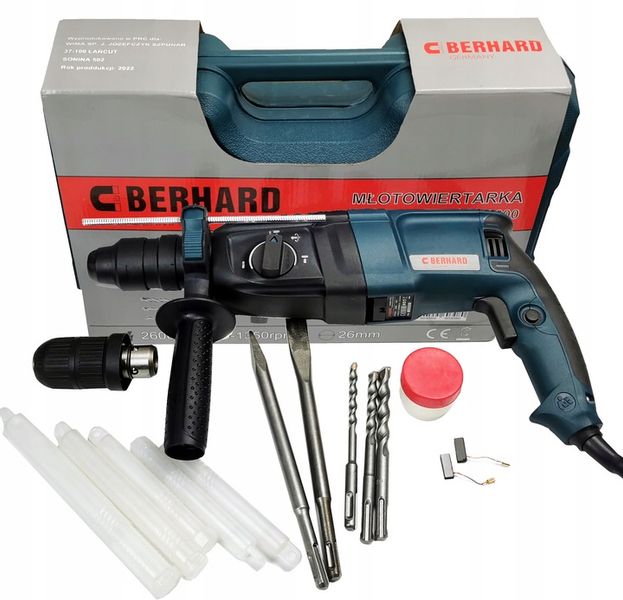 MŁOTOWIERTARKA WIERTARKA MŁOT UDAROWY SDS+ MOCNY zdjęcie 13