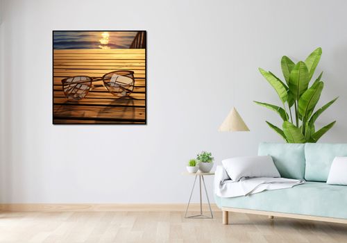 Plakat 90x90cm Lato w Odbiciu na Arena.pl