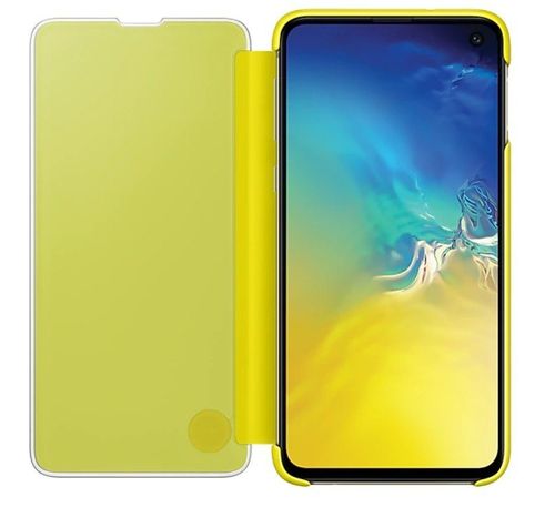 Etui Clear View Cover S10e Zółte na Arena.pl