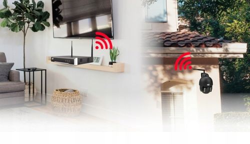 ZEWNĘTRZNA BEZPRZEWODOWA KAMERA WIFI OBROTOWA IP 5Mpx MONITORING DVS LED IR na Arena.pl