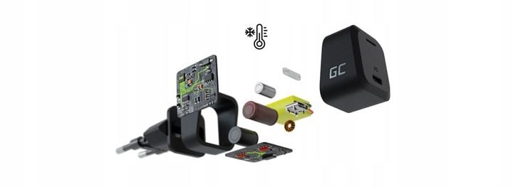 Ładowarka GC PowerGaN 33W + Kabel USB-C PD 120cm zdjęcie 2