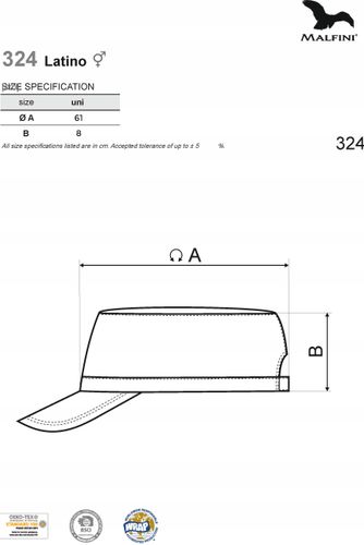 CZAPKA LETNIA LATINO Z DASZKIEM HAFT KGW koło gospodyń wiejskich twój tekst na Arena.pl
