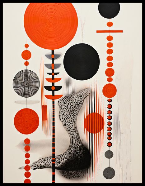 Plakat 50x65cm Kontrastowy Kosmos zdjęcie 2