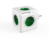 Listwa zasilająca allocacoc PowerCube Original - zielony, 5x 230 V