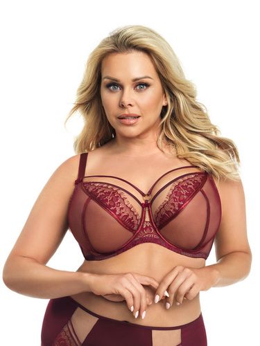 Biustonosz soft GORSENIA K496 PARADISE bordo 70K na Arena.pl