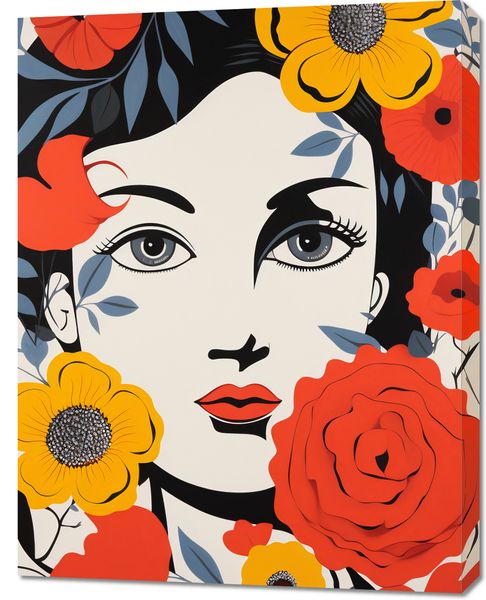 Obraz 70x90cm Kwiatowa Aura zdjęcie 1