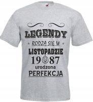 Koszulka na URODZINY LEGENDY 18 20 30 40 50 60 lat