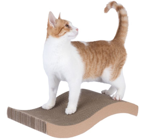 Basics Fala drapak tekturowy karton do drapania zabawka kota z tektury 40cm na Arena.pl
