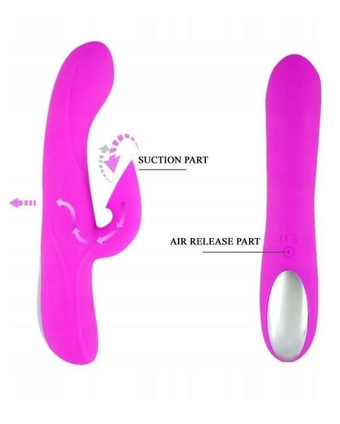 Wibrator Króliczek Bezdotykowy Masażer 12Tryb 20Cm zdjęcie 5