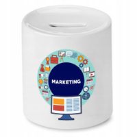 Dla Marketingowca Skarbonka Marketing Prezent Z Nadrukiem Ze Zdjęciem