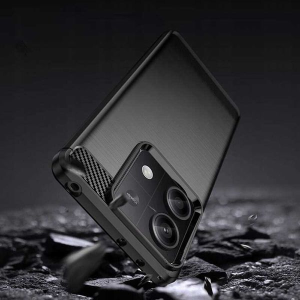 Spacecase Carbon Redmi Note 13 5G Black zdjęcie 3
