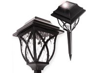 Lampa solarna ogrodowa wbijana czujnik zmierzchu