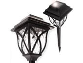 Lampa solarna ogrodowa wbijana czujnik zmierzchu