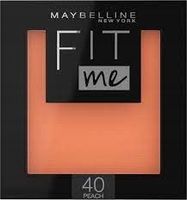 maybelline fit me róż do policzków 40 peach - lekki, naturalny rumieniec