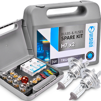 ZASOBNIK ŻARÓWEK VISION 2X H7 24V 70W + 22 ELEMENTY TIR CIĘŻARÓWKA ŻARÓWKI
