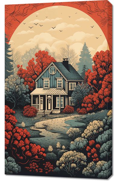 Obraz 60x100cm Idylla Rustykalna zdjęcie 1