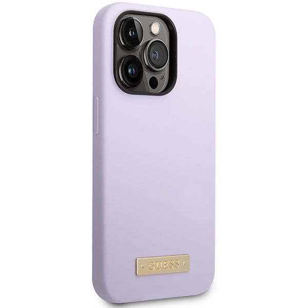 Etui Guess do iPhone 14 Pro, Fioletowy, MagSafe zdjęcie 4