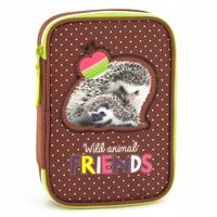 Hedgehog Jeż jeżyk piórnik 4 ścianki duży 6865