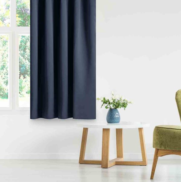 CURT/AH/BLACKOUT/EYELETS/INDIGO/140X175/1PC zdjęcie 5