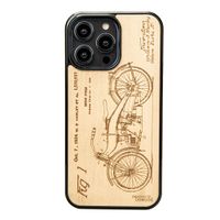 Drewniane Etui Bewood do iPhone 15 Pro Max HARLEY PATENT ANIEGRE