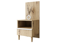 Stolik Nocny 47 cm Dąb Artisan Do Łóżek EKONOM / LUXIM / STAND - 4 kolory