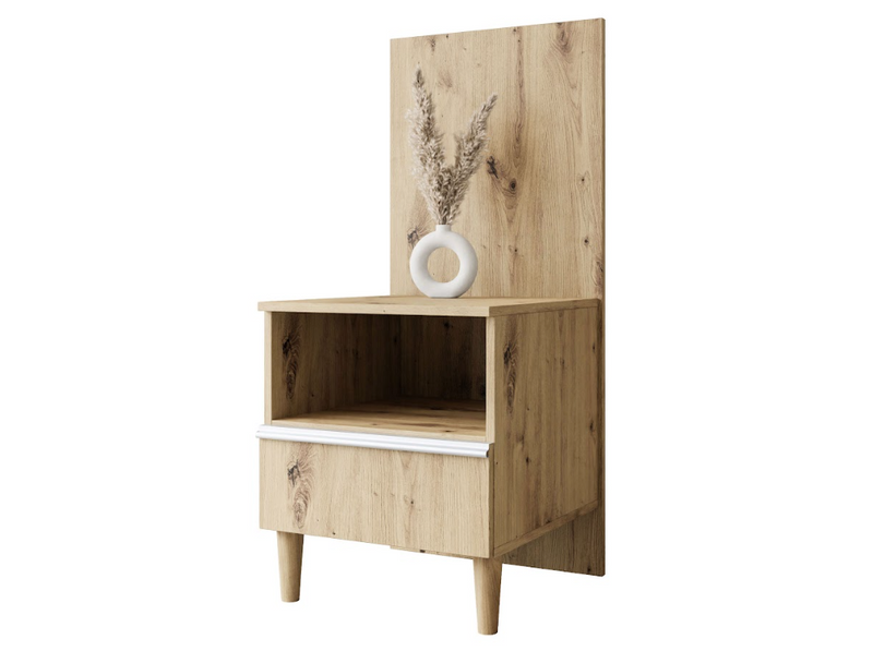 Stolik Nocny 47 cm Dąb Artisan Do Łóżek EKONOM / LUXIM / STAND - 4 kolory zdjęcie 1