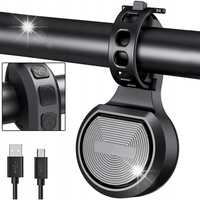 Elektryczny dzwonek rowerowy z alarmem 130 dB wodoodporny IPX4 USB ZR54