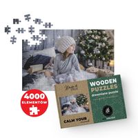 FOTO PUZZLE DREWNIANE z TWOJEGO ZDJĘCIA XXL 120cm x 85cm 4000 el.