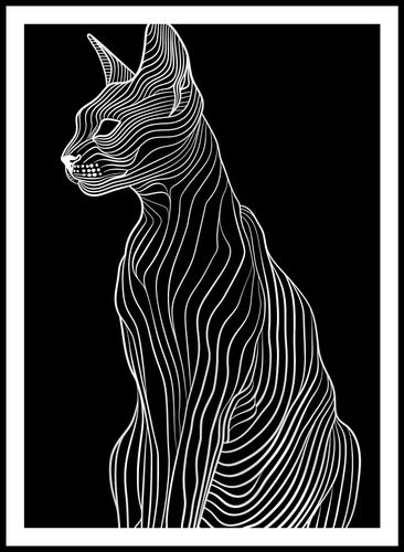 Plakat 59,4x84,1cm Minimalny Kontur na Arena.pl