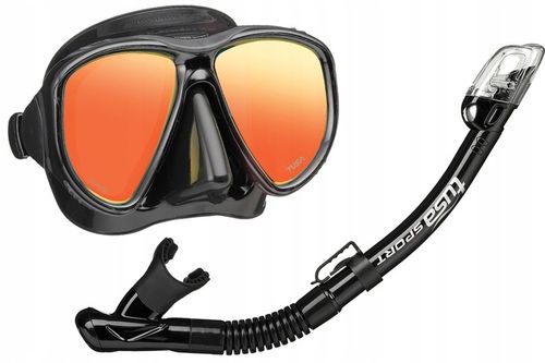 TUSA POWERVIEW MIROR ZESTAW MASKA FAJKA ANTYREFLEX na Arena.pl