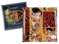 Talerz dekoracyjny - G. Klimt, Pocałunek 25x25cm