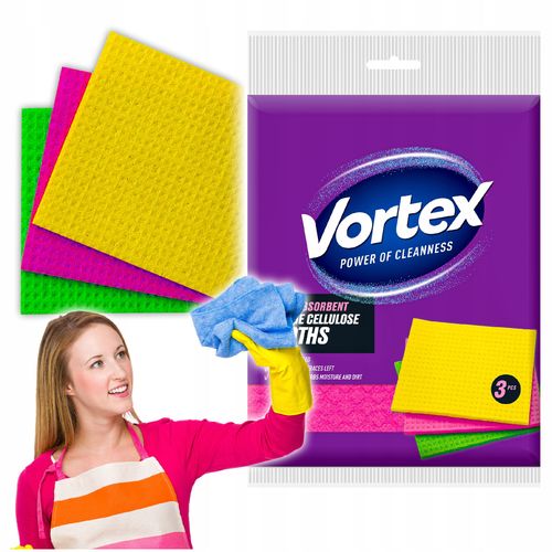 vortex ściereczki gąbczaste 3 szt. na Arena.pl