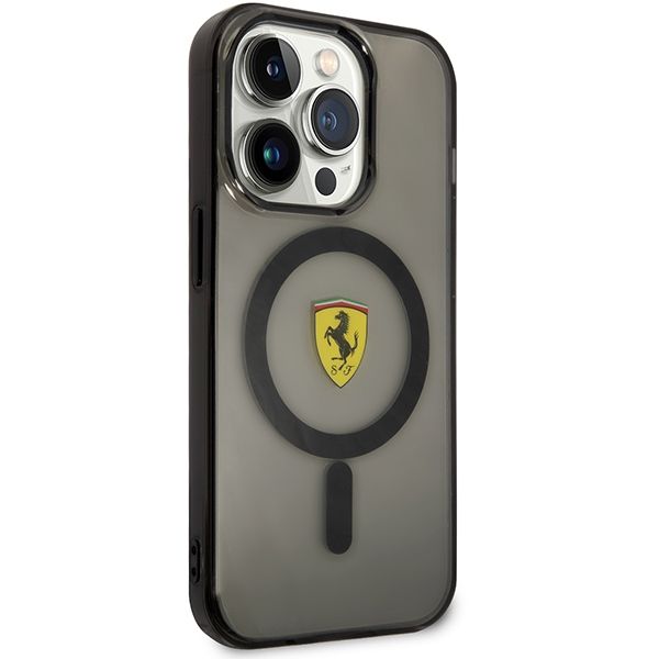 Etui Ferrari do iPhone 14 Pro, Czarny MagSafe zdjęcie 4