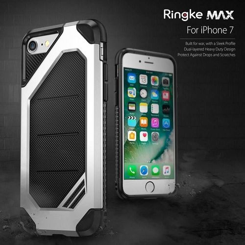 Etui Ringke MAX iPhone 8 Plus / 7 Plus srebrne na Arena.pl