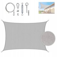 Żagiel Przeciwsłoneczny Ogrodowy Prostokąt 3x4,5 m