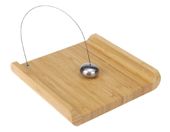 Serwetnik bambusowy NATURAL LIFE z obciążnikiem stal nierdzewna 21 x 21 cm