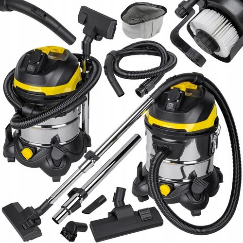 ODKURZACZ PRZEMYSŁOWY BUDOWLANY SUCHO MOKRO DMUCHAWA GNIAZDO OTRZĄSACZ HEPA na Arena.pl