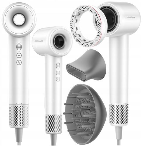 Mocna Suszarka do Włosów COSHARE EssenceRing SuperFlow1 PRO Jonizacja 1600W na Arena.pl